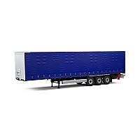 Solido Curtainside Trailer - Blue