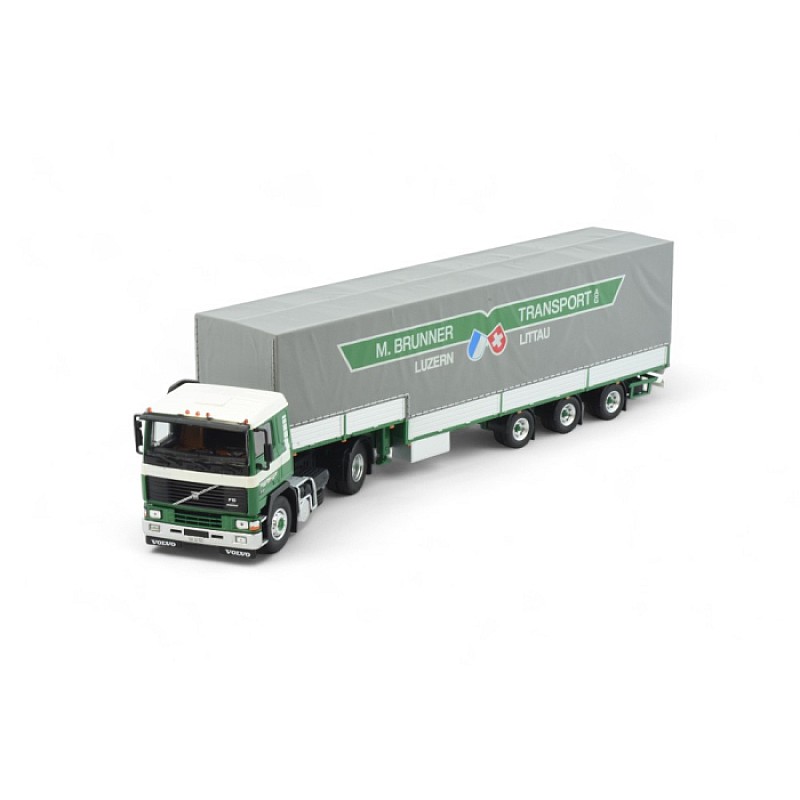 Brunner Volvo FH12 With 3-Axle Classic Semi-Trailer