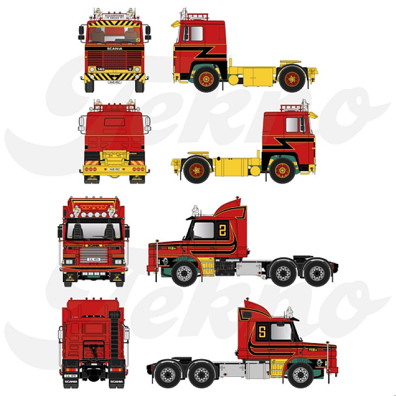 Scania 142 Torpedo & Scania 140 Tractor Unit Set