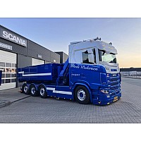 Mads Pedersen Scania Next Gen 660S-V8 Rigid & HMF Crane with Open Container