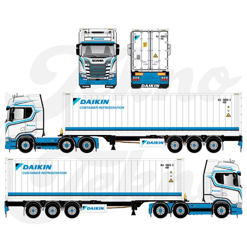 Daiken Scania NGS 6x2 & Reefer Trailer