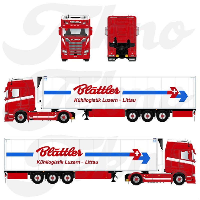 Blattler Scania Next Gen S-Series Highline & Fridge Trailer