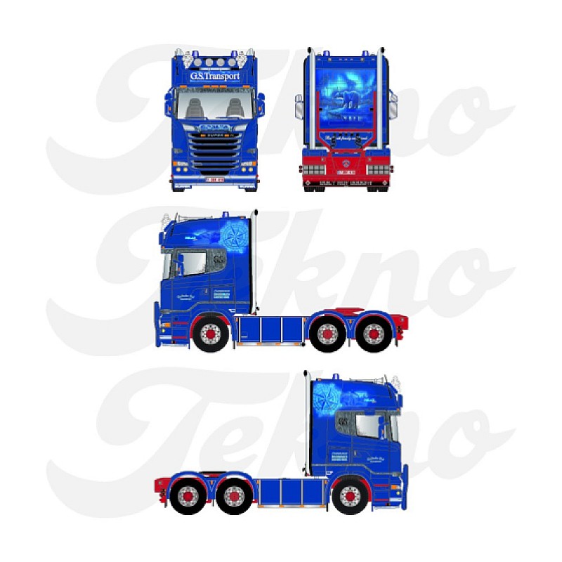 G S transport Scania R Series Streamline 6x2 