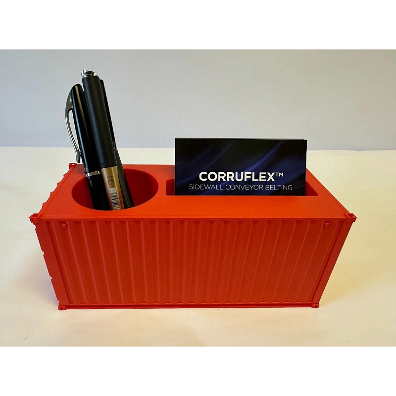 Shipping Container Pen/Business Card Holder Desk Tidy 