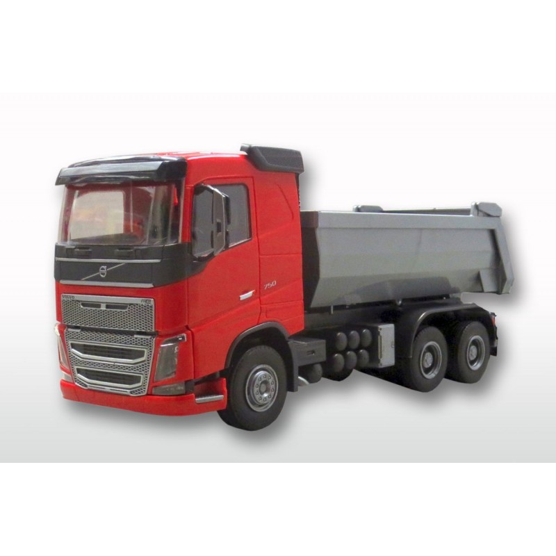 Volvo FH04 Red Cab Tipping Trailer